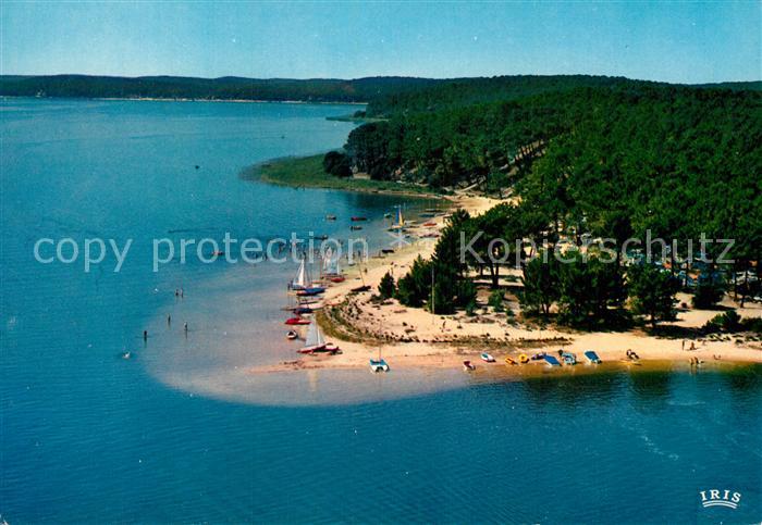 Gironde-sur-Dropt Lac de Lacanau et du Moutchic Camping de Tedey Fliegeraufnahme