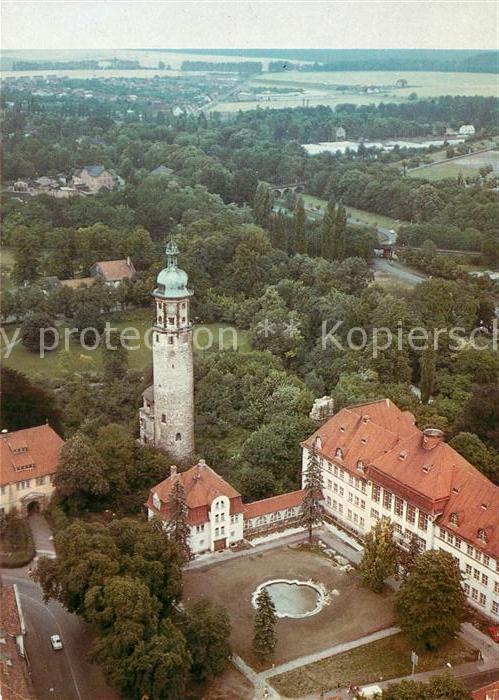 Arnstadt Ilm Schlossrune Neideck und Neues Palais Fliegeraufnahme