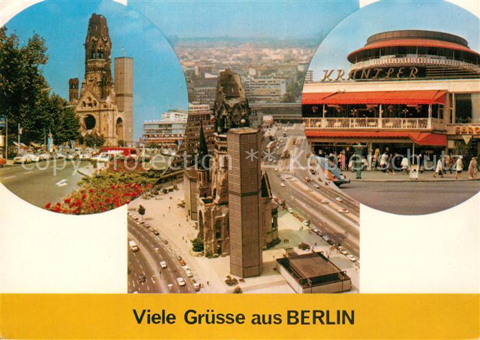 BERLIN CITY Gedaechtniskirche Cafe Kranzler