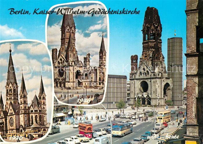 BERLIN CITY Kaiser Wilhelm Gedaechtniskirche