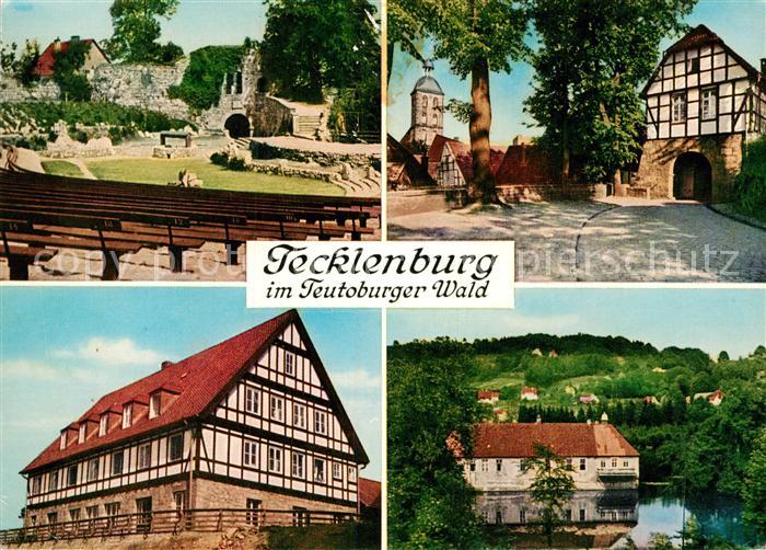 Tecklenburg Steinfurt NRW Freilichtbuehne Leggetor Jugendherberge Wasserburg