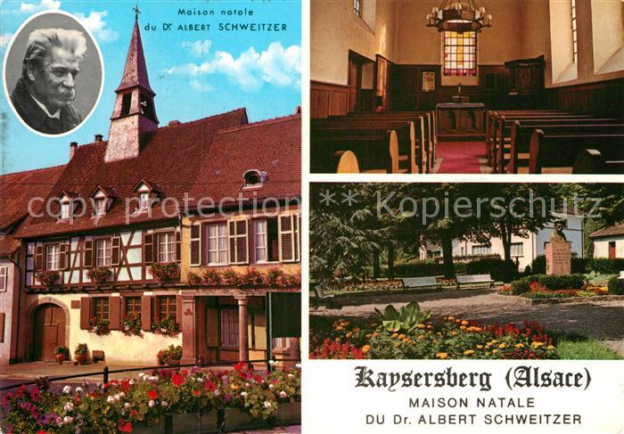 Kaysersberg Haut Rhin Maison natale du Dr Albert Schweitzer