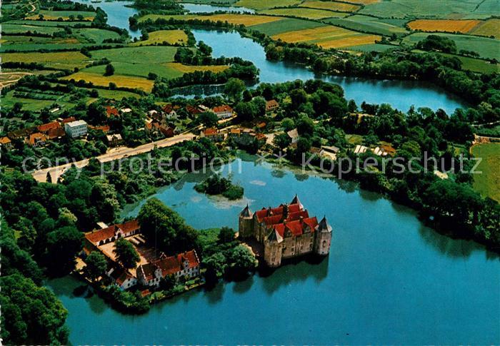 Gluecksburg Ostseebad Fliegeraufnahme mit Schloss