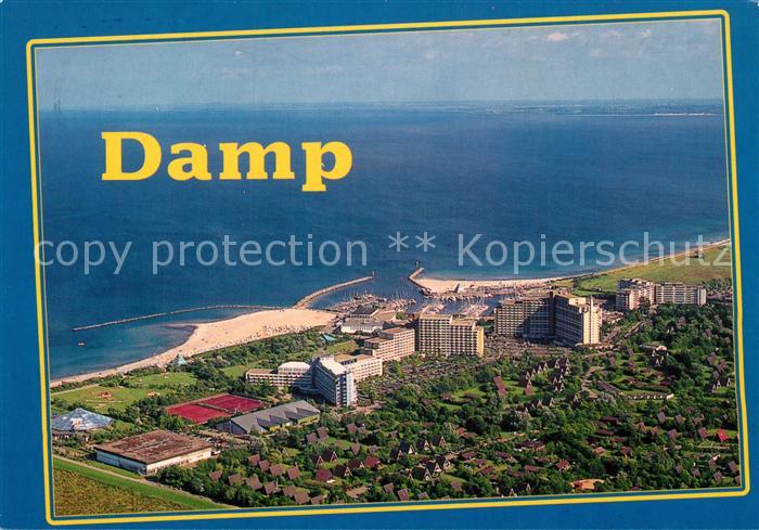 Damp Ostseebad Fliegeraufnahme