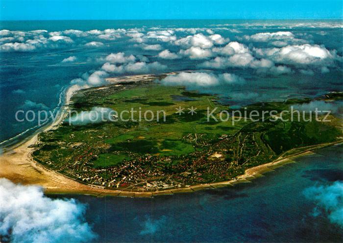 BORKUM Nordseebad Niedersachsen Fliegeraufnahme