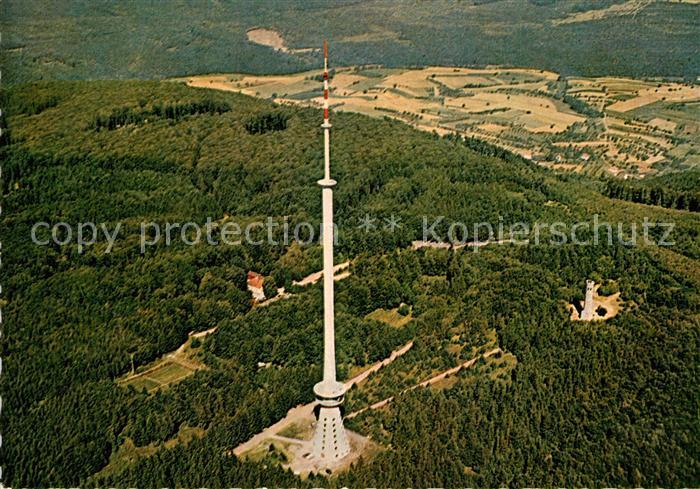 Dannenfels Fliegeraufnahme mit Ludwigsturm und Fernsehturm