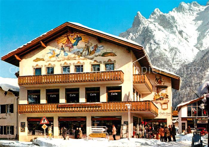 Mittenwald Bayern Cafe am Mittenwald Karwendelbar