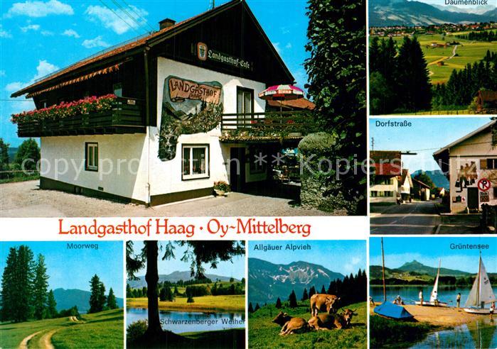 Oy Bad Mittelberg Oberallgaeu Bayern Landgasthof Haag Daumenblick Dorfstrasse Mo