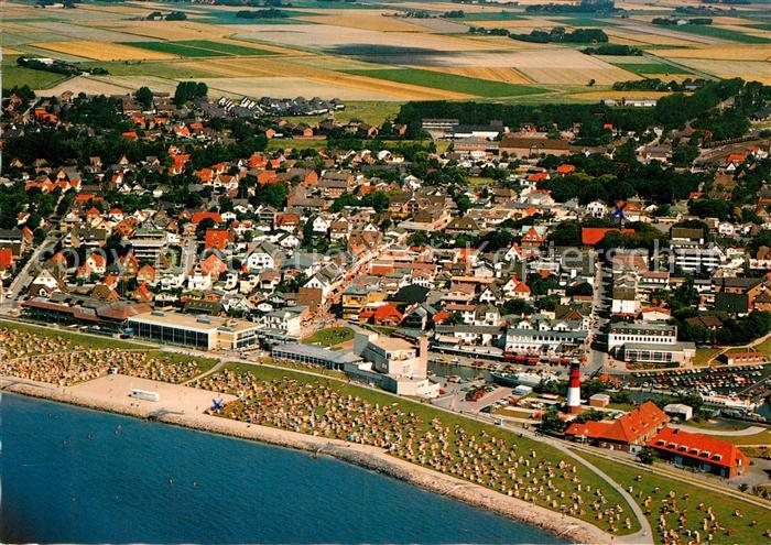 Buesum Nordseebad Kurzentrum Fliegeraufnahme