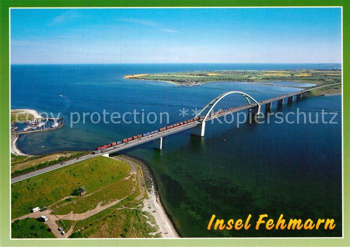 Insel Fehmarn Fliegeraufnahme Fehmarnbruecke
