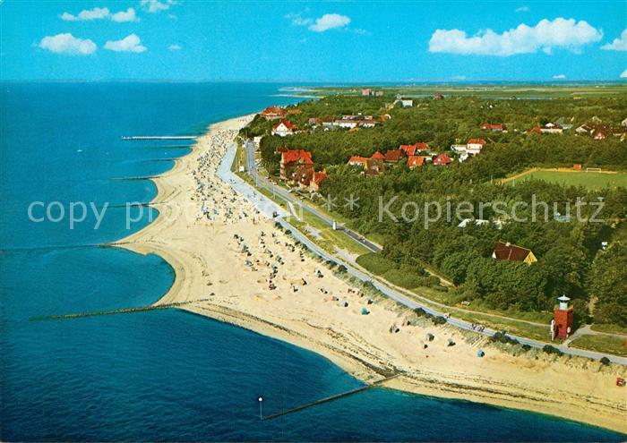Wyk Foehr Suedstrand Promenade Fliegeraufnahme