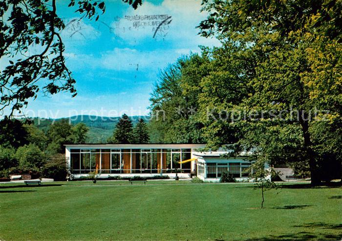 Schieder-Schwalenberg Wandelhalle mit Kurcafe