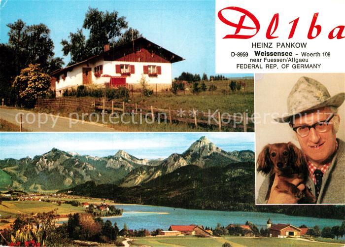 Weissensee Fuessen Teilansichten Panorama