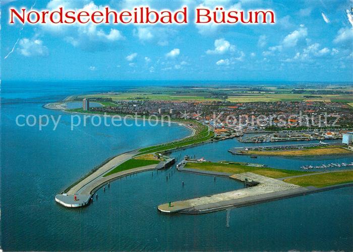 Buesum Nordseebad Fliegeraufnahme