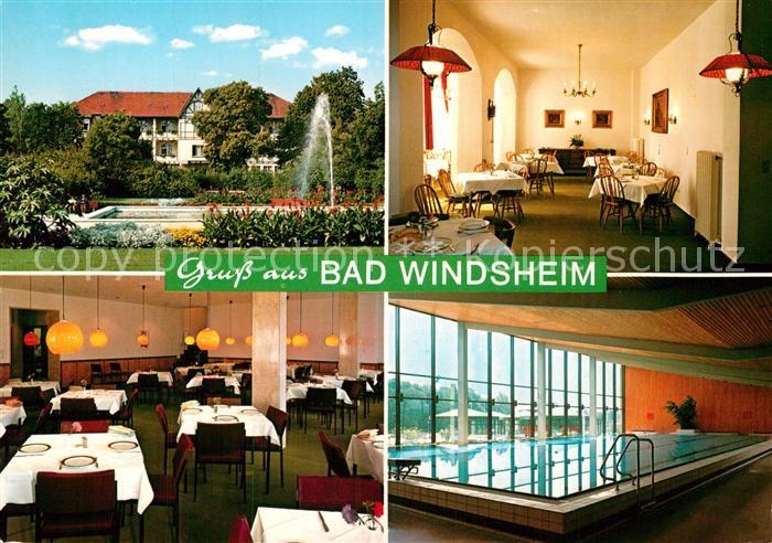 Bad Windsheim Kurklinik Augustinum Speisesaal Sole Hallenbad