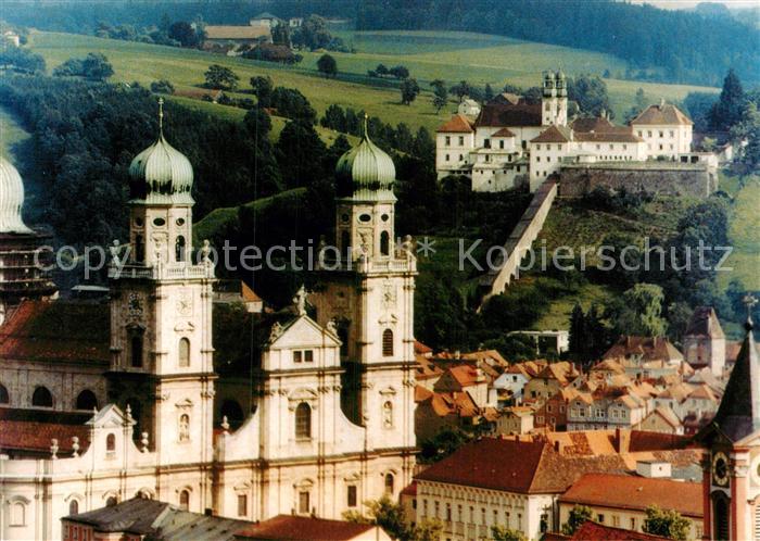 PAssAU Bayern Dom St Stephan mit Wallfahrtskirche Mariahilf