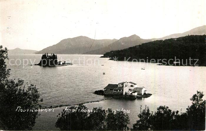 Corfou Ponticonissi Insel