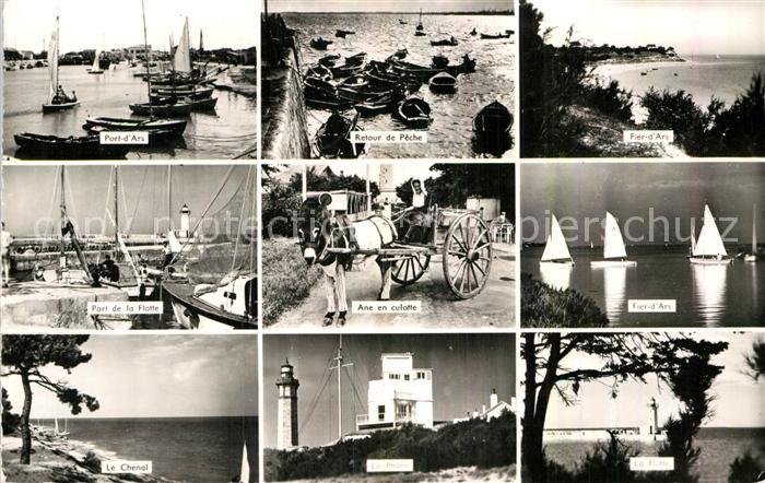 Ile de Re Port Flotte Chenal Phare Bateaux