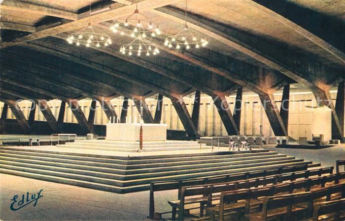 Lourdes Hautes Pyrenees La Basilique Souterraine Saint Pie