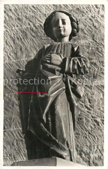 Zoutleeuw Saint Lucia 13e siecle statue