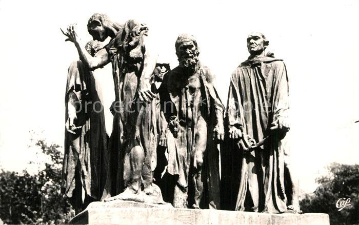 Calais Les Six Bourgeois par Rodin Monument St