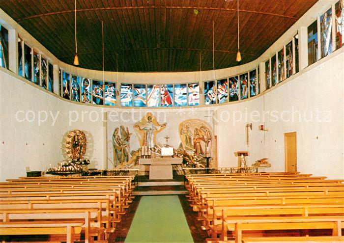 Buehl Baden Kapelle Maria Frieden Buehlerhoehe Innenansicht