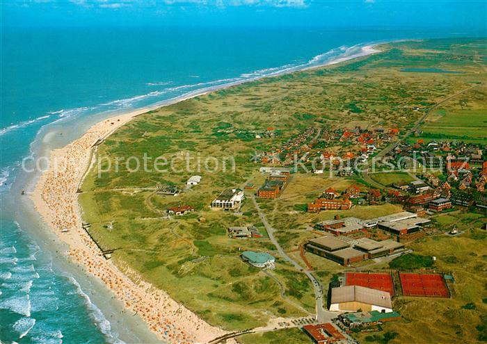 Langeoog Nordseebad Fliegeraufnahme