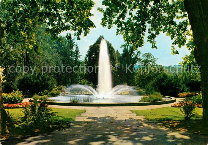 Pforzheim Stadtgarten Springbrunnen