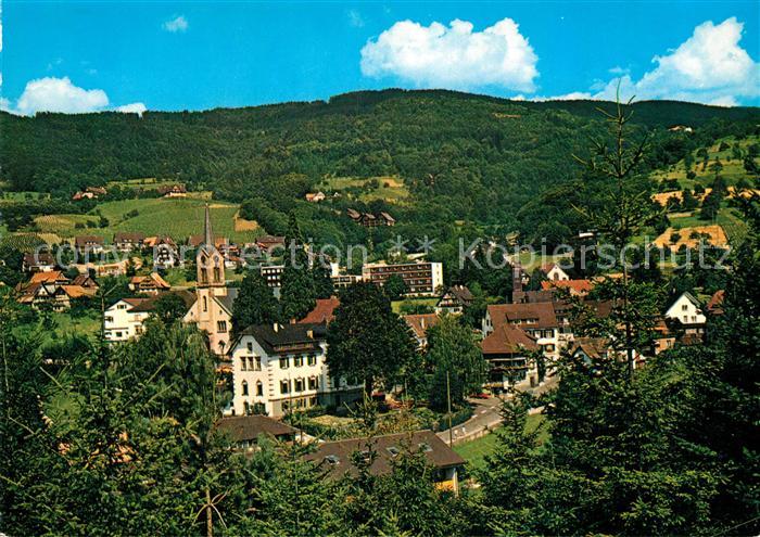 Sasbachwalden Panorama Blumen- und Weinort im Schwarzwald