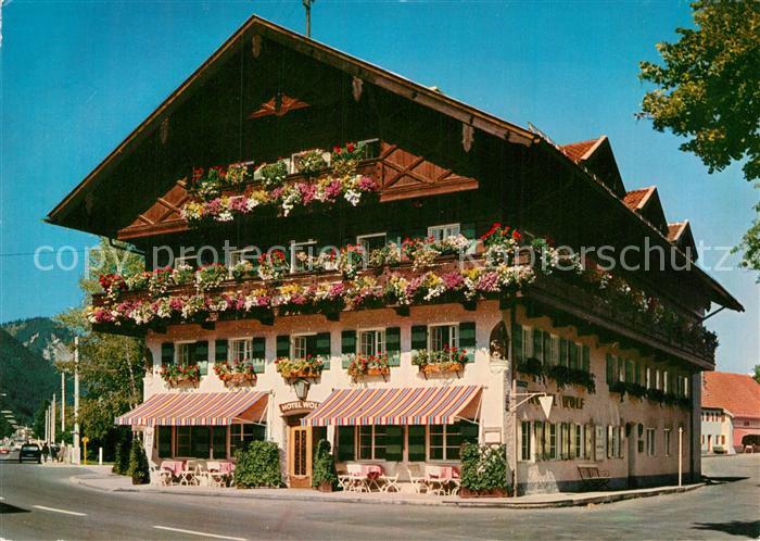 Oberammergau Hotel Restaurant Wolf Blumenschmuck