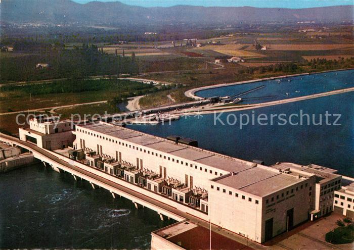 Chateauneuf-du-Rhone Chute de Montelimar Usine Henri Poincar