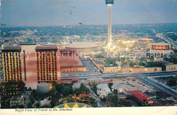 San Antonio Texas Tower of the Americas night view
