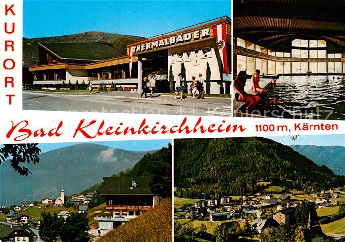 Bad Kleinkirchheim Kaernten Teilansichten Kurort Thermalbad Hallenbad Alpen