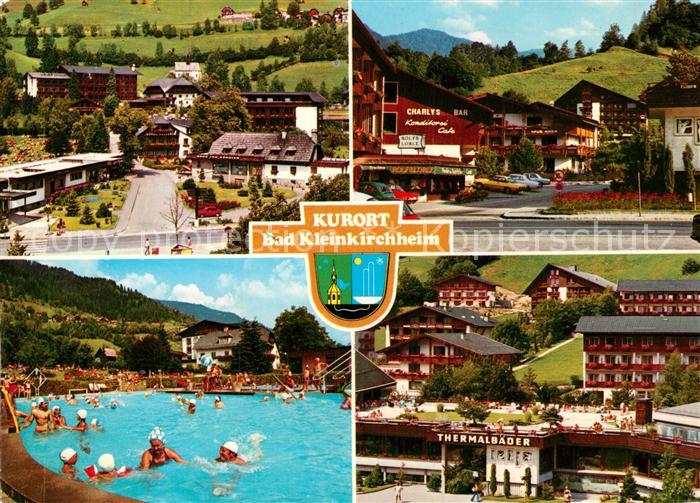 Bad Kleinkirchheim Kaernten Teilansichten Kurort Freibad Thermalbad