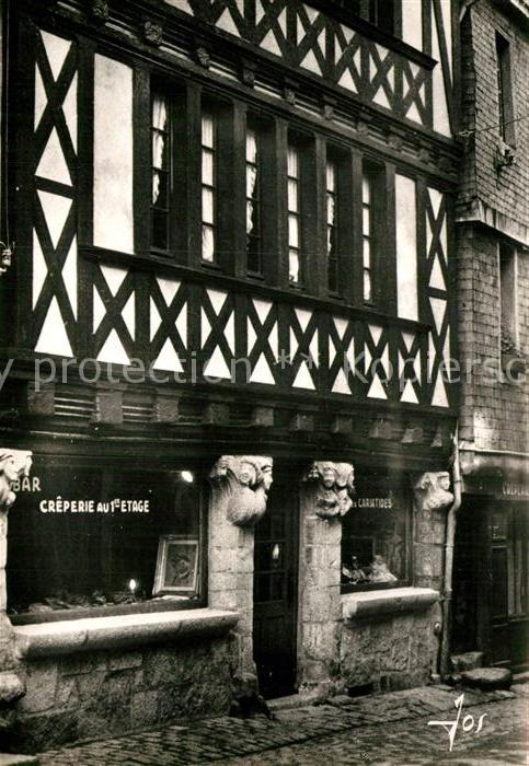Quimper La Maison des Tetes de la Rue du Gue Od