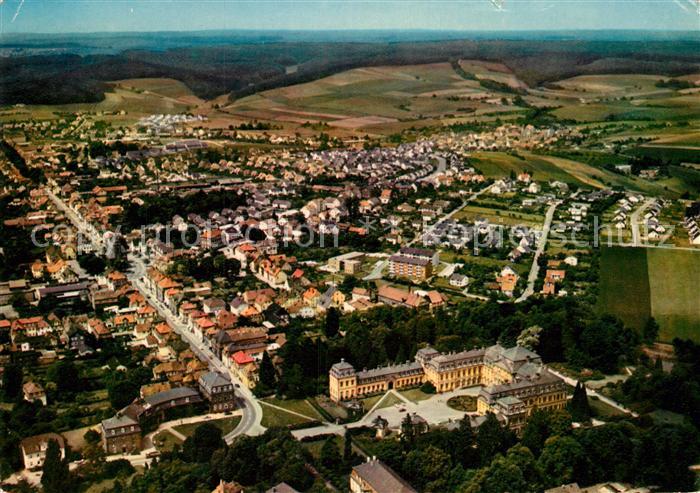 Arolsen Bad Schloss Luftkurort Fliegeraufnahme
