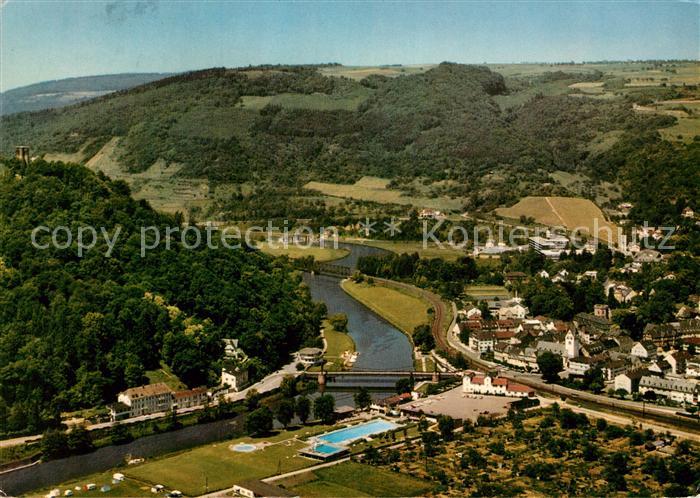 Bad Nassau Luftkurort an der Lahn Fliegeraufnahme