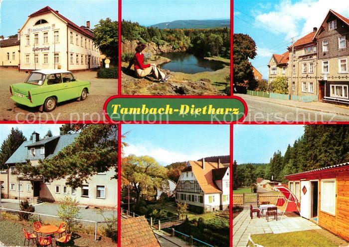 Dietharz Tambach FDGB Erholungsheim Trabbi Kratersee Waldhaus HO Gaststaette Wal