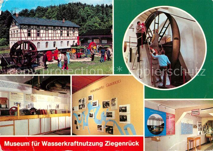 Ziegenrueck Museum fuer Wasserkraftnutzung Wasserrad