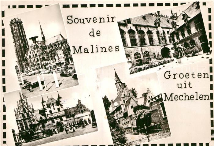 Malines Mechelen Flandre Tour Saint Rombaut Place Eglise