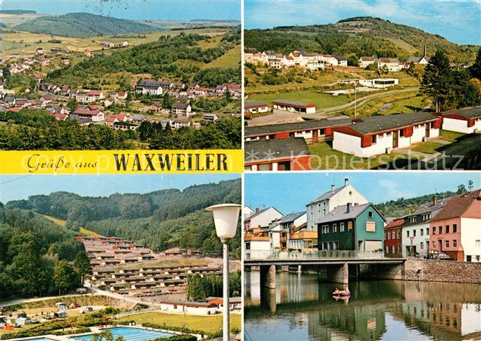 Waxweiler Panorama Erholungsort Tor zum Naturpark Suedeifel Freibad Ortsmotiv mi