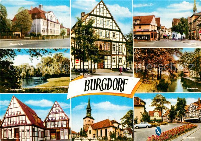 Burgdorf Hannover Schule Stadtpark Teich Fachwerkhaus St Pankratius Kirche Ratha