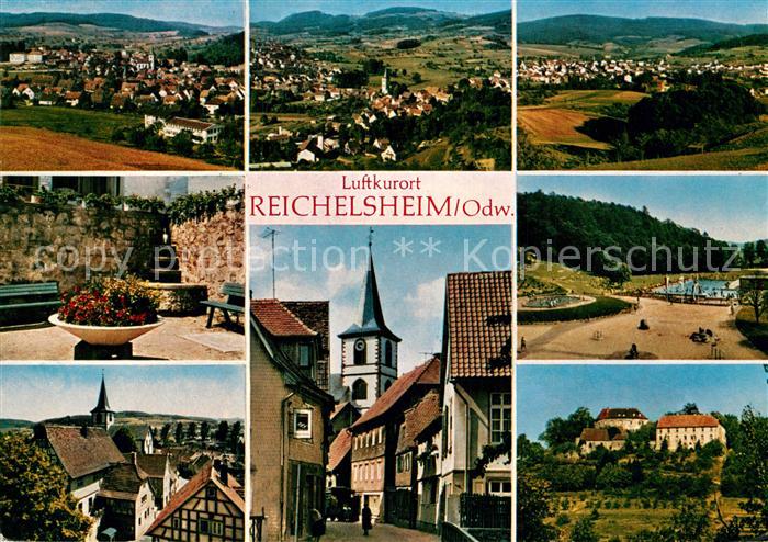 Reichelsheim Odenwald Teilansichten Luftkurort Schloss Reichenberg