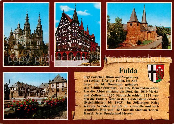 Fulda Dom Rathaus Burg Platz Geschichte