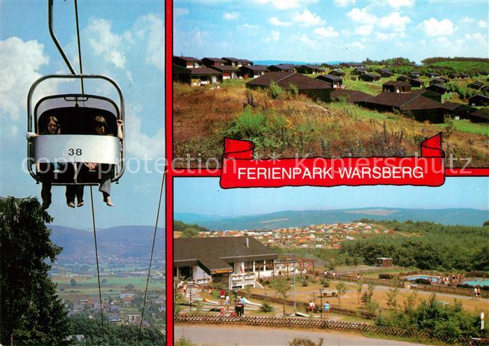 Saarburg Saar Ferienpark Warsberg mit Bungalows Campingplatz Sesselbahn