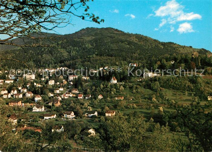 BADENWEILER BW Blick vom Roemerberg auf den Blauen Thermalbad Schwarzwald