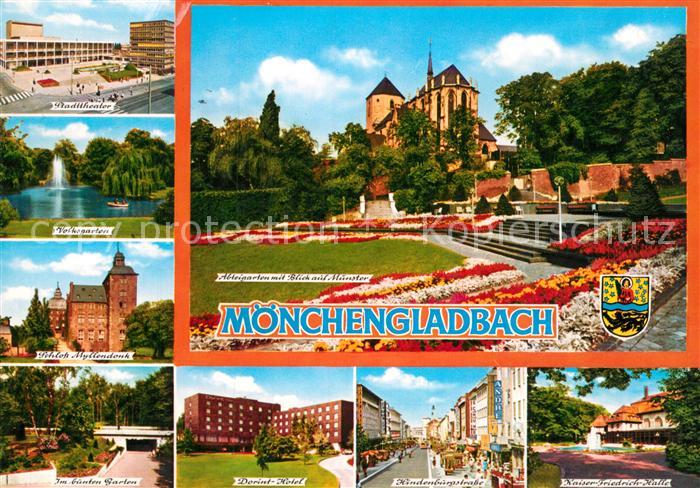 MoeNCHENGLADBACH NRW Stadttheater Volksgarten Schloss Bunter Garten Dorint Hote