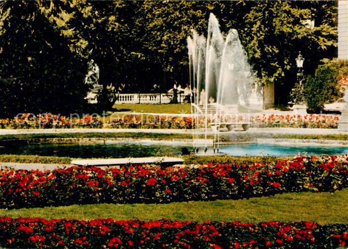 Donaueschingen Schlosspark Donauquelle Fontaene