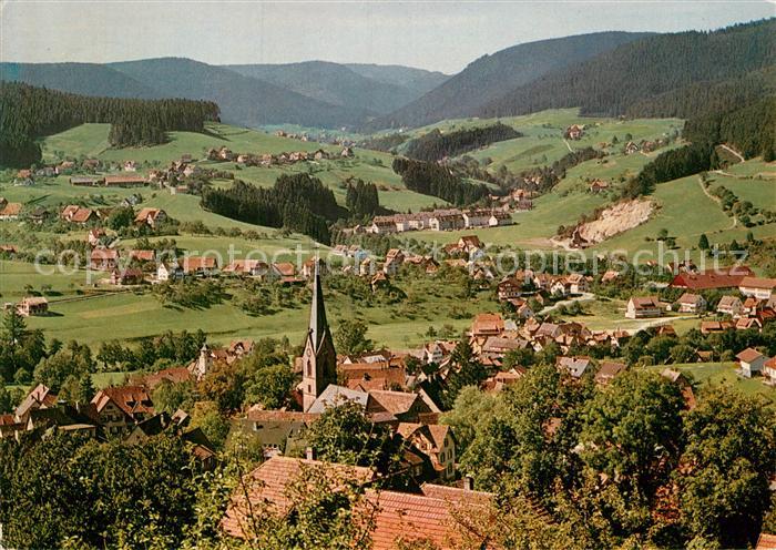 Baiersbronn Schwarzwald Panorama Luftkurort und Wintersportplatz