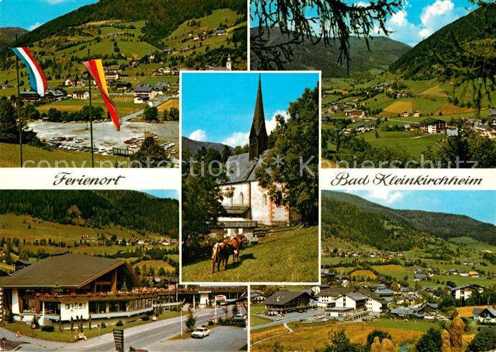 Bad Kleinkirchheim Kaernten Teilansichten Ferienort Thermalbad Kirche